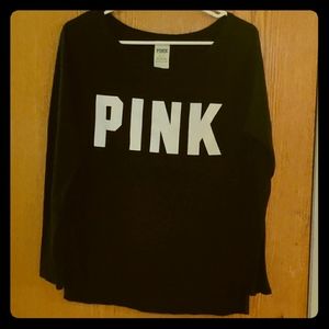 Victoria secret pink 3/4 sleeve tee shiet